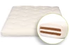 Handgenähter japanischer Futon Schurwolle, Baumwolle und Kokos