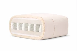 Hybrid-Futon H3 – Schurwolle, Baumwolle, Latex und Taschenfederkern