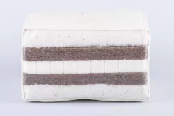 Japanese Cotton, Double Coconut & Latex Futon - 100% Natural