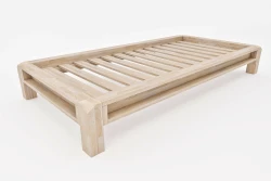 Letto Aiko singolo. Raffinata combinazione di eleganza e minimalismo