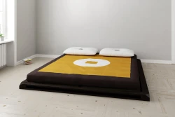 Japanisches Doppelbett Aiko aus Massivholz – Essenzielles Design