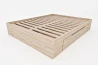 Letto Contenitore Zen Space Matrimoniale in Legno con Cassettoni