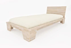 Lit Simple Balance en Hêtre Massif – Style Japonais