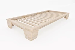 Einzelbett Balance aus Massivem Buchenholz – Japanischer Stil