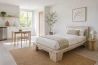 Japanese Style Single Bed Balance in Solid Beech Wood