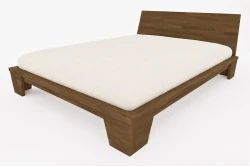 Letto Matrimoniale Balance in Faggio Massello – Stile Giapponese