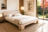 Balance Japanese Double to Super King Bed in Solid Beech Wood