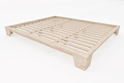 Lit Balance Extra-Large en Hêtre Massif – Style Japonais