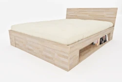 Letto Matrimoniale Zen con Moduli Libreria Personalizzabili