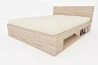 Zen Double to Super King Bed with Customizable Bookcase Modules
