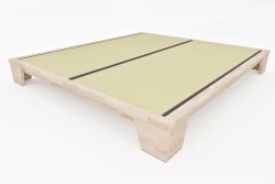 Lit Balance 2 Places en Hêtre Massif avec Tatami – Style Japonais
