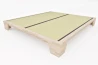 Doppelbett Balance aus Massivem Buchenholz – Japanischer Stil