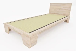 Einzelbett Balance aus Massivem Buchenholz mit Tatami – Japanischer Stil