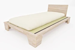 Letto Singolo Balance in Faggio Massello con Tatami – Stile Giapponese