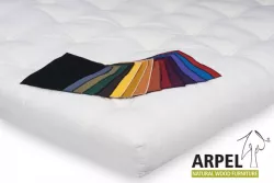 Futon Japonais en Coton, Double Latex , Coco et Laine - Made in Italy