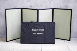Leichte, faltbare Reisstroh-Tatami-Matten. Hochwertiges Obergewebe!