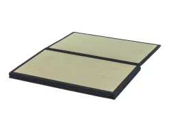 Tatami de paille pliable pour le sport ou la méditation voire même en extérieur