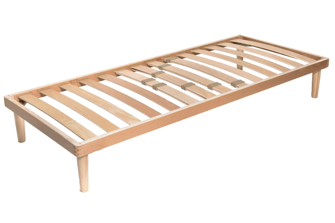 Rete Bio con Doghe Curve in Legno di Faggio - Versione Singola