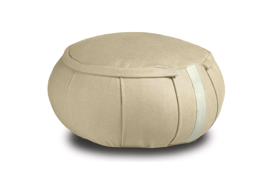 Zafu-Kissen aus 100% natürlicher Baumwolle für die Meditation.