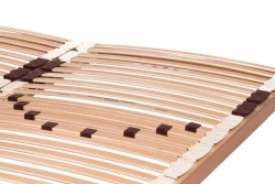 Elite Double Slatted Bed Base in Beech Wood with 52 Sprung Slats