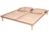 Elite Double Slatted Bed Base in Beech Wood with 52 Sprung Slats