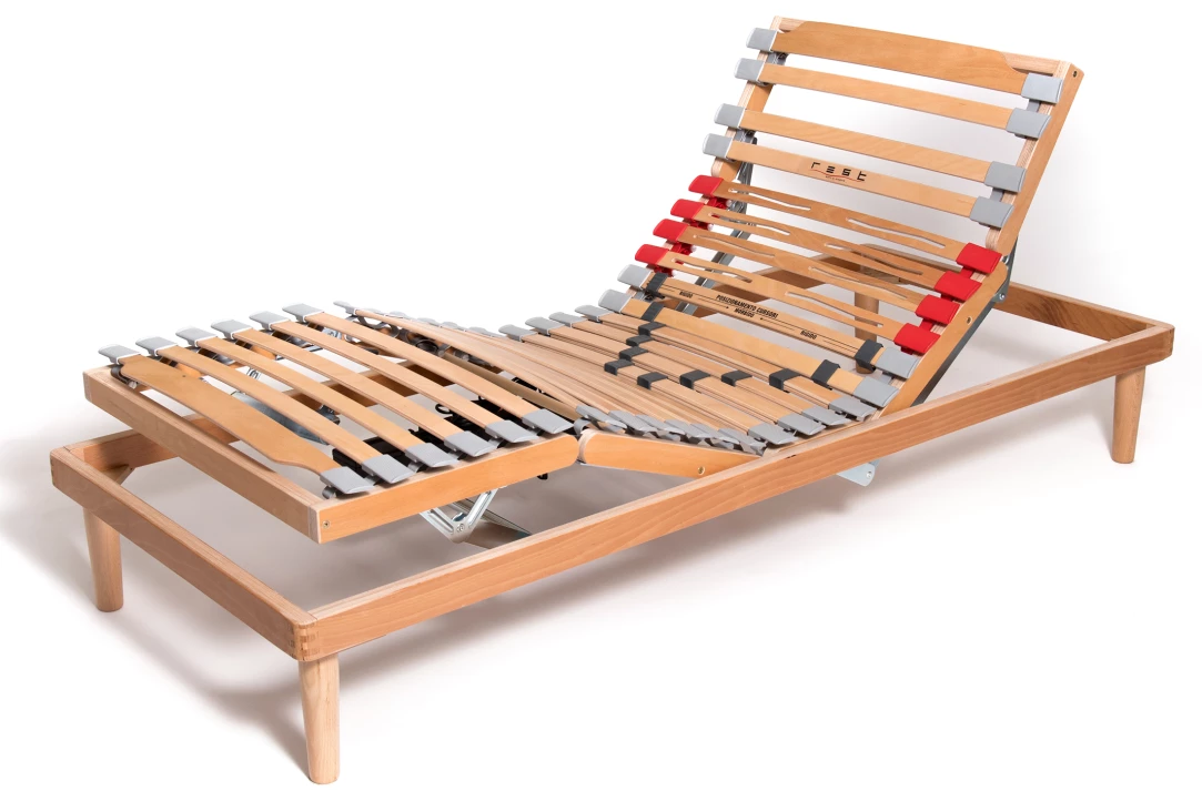 Onda Electric Adjustable Single Row Bed Base with Sprung Slats