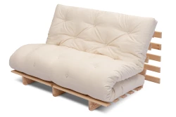 Divano Letto 3 in 1 Shift Medium in Pino Scandinavo con Futon