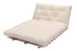 3-in-1-Schlafsofa Shift Medium aus Kiefernholz mit Futonmatratze