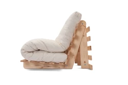 Divano Letto 3 in 1 Shift Medium in Pino Scandinavo con Futon