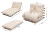 3-in-1-Schlafsofa Shift Small aus Kiefernholz mit Futonmatratze