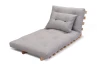 3-in-1-Schlafsofa Shift Small aus Kiefernholz mit Futonmatratze