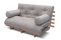 Divano Letto 3 in 1 Shift Medium in Pino Scandinavo con Futon