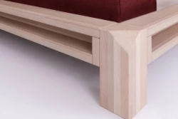 Aiko Extra-Wide King Bed – 210 to 270 cm Wide in Solid Beech Wood