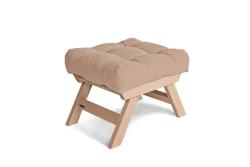 Pouf Studio – Elegante sgabello in legno con un morbido cuscino zabuton