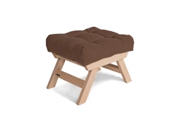 Pouf Studio – Elegante sgabello in legno con un morbido cuscino zabuton