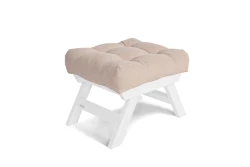 Pouf Studio – Elegante sgabello in legno con un morbido cuscino zabuton