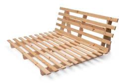 Canapé convertible 3 in 1 Shift Large en pin scandinave avec Futon