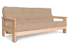 Fauteuil-convertible 3-en-1 Bloom Small en pin scandinave avec futon