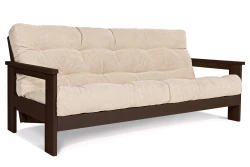 Schlafsofa Bloom aus massivem Buchenholz mit japanischem Futon