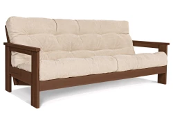 Fauteuil-convertible 3-en-1 Bloom Small en pin scandinave avec futon