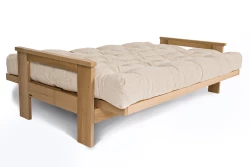 Divano Letto Bloom in legno di faggio massello con futon giapponese