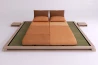 Letto Singolo Aiko con Tatami – Legno Massello e Design Giapponese