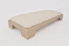 Japanese Zen Single Bed in Solid Beech Wood - Metal Free