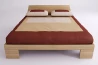 Lit simple bas Haru Air en hêtre massif avec Tatami japonais