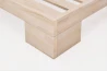 Letto singolo Kanso – Design minimalista giapponese in legno massello
