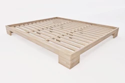 Lit Zen Une place en bois de hêtre massif - Sans métal