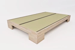Letto Zen Singolo con Tatami - In Legno Massello Senza Metallo