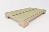 Letto Zen Singolo con Tatami - In Legno Massello Senza Metallo