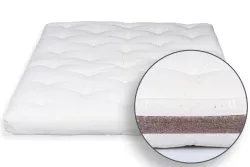 Japanese Cotton and Coconut Futon - Made in Italy - 100% Natural