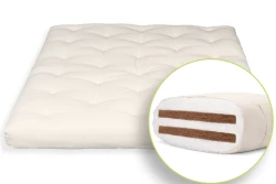 Futon Comfort Baumwolle und Kokosfaser – Stützend und atmungsaktiv